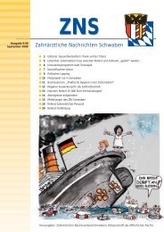 ZNS - Zahnärztlicher Bezirksverband Schwaben