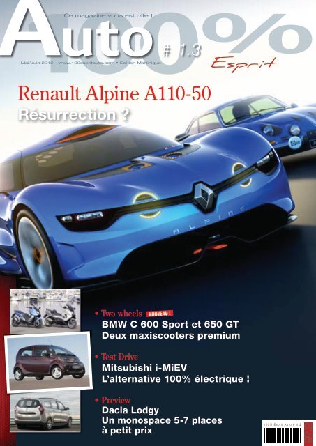 Renault Alpine A110-50 - Magazine 100% esprit auto