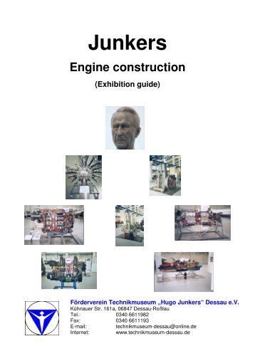 Junkers Engine construction (Exhibition guide) - Technikmuseum ...