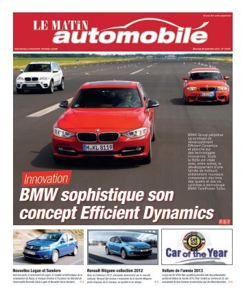 BMW sophistique son concept Efficient Dynamics BMW sophistique ...