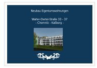Neubau Eigentumswohnungen Walter-Oertel-Straße 33 - 37 - cegewo