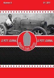 le petit journal le petit journal - Bugatti Club Suisse