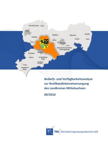 Bedarfs- und Verfügbarkeitsanalyse zur ... - TKI Chemnitz