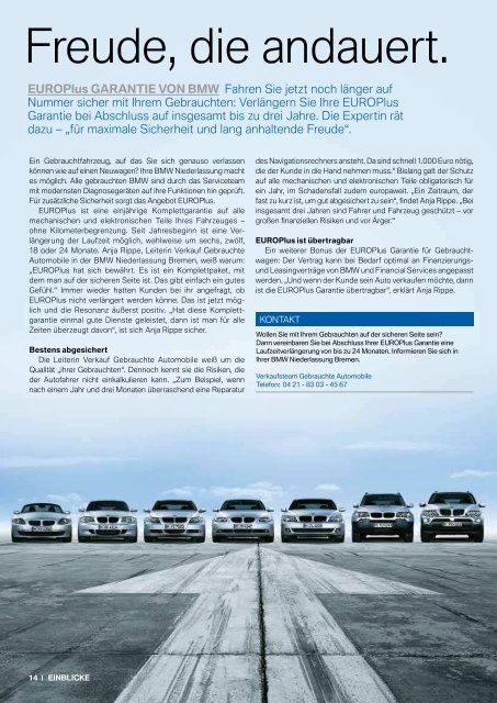 BMW niederlassung Bremen - publishing-group.de