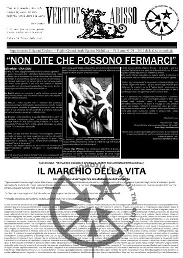 il marchio della vita - Anarchaos.org