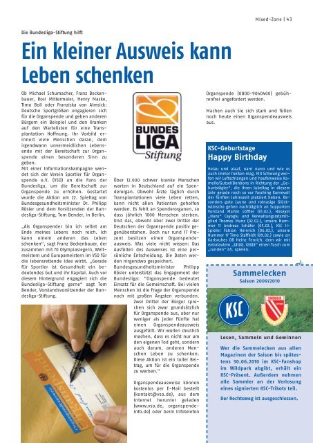 Businessabend mit Ungeheuer - Karlsruher SC