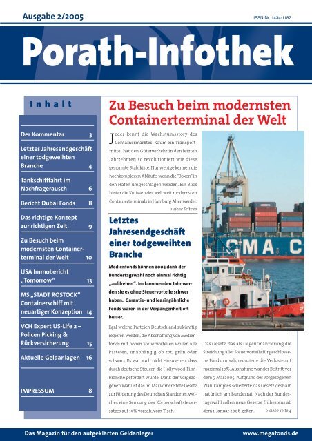 Zu Besuch beim modernsten Containerterminal der ... - Porath Consult