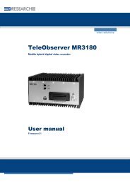 TeleObserver MR3180 - DResearch