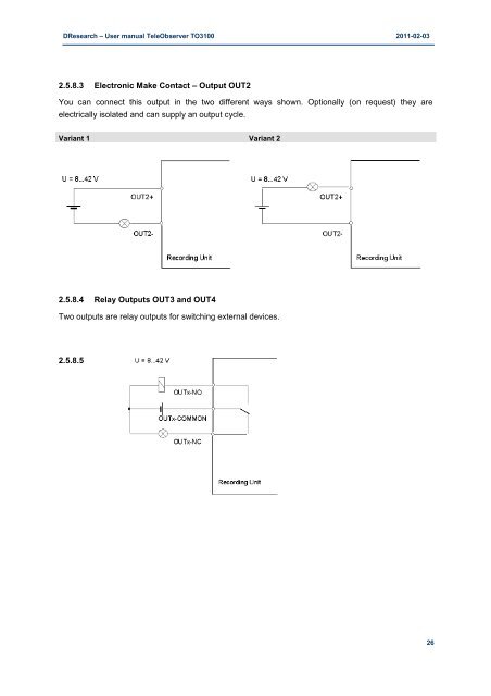 Manual TO3100 - DResearch