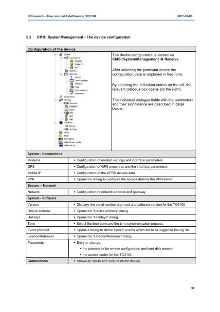 Manual TO3100 - DResearch