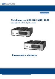 Panoramica sistema - DResearch