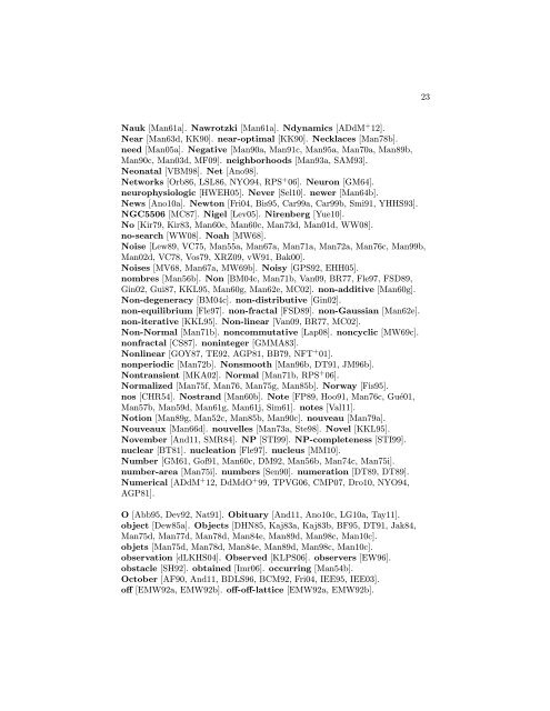 A Selected Bibliography of Publications by, and about, Benoˆıt ...