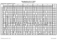 Stundenplan ab 12.11.2012 - Driland Kolleg Gronau