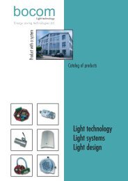 Light technology Light systems Light design - bocom Lichttechnik ...