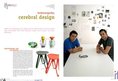 cerebral design - Barber Osgerby