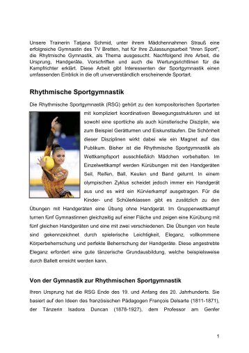 Rhythmische Sportgymnastik - TV Bretten