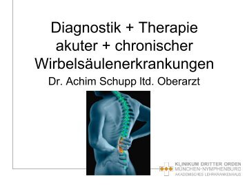 Operative Therapie - Klinikum Dritter Orden