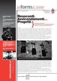 Resoconti. Avvicendamenti... Progetti. - Modello CAS Ticino