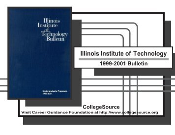 Copyright & Disclaimer Information - Illinois Institute of Technology