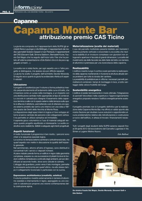 ASSEMBLEA non mancate! - CAS Sezione Ticino