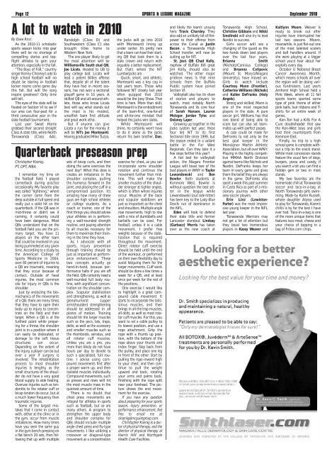 September-2010 Buffalo Edition - PDF - Sports and Leisure Magazine