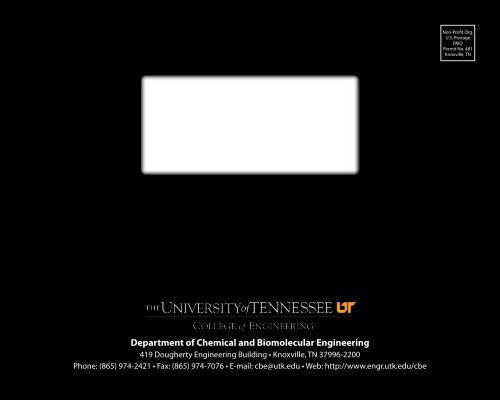 CBE 2009 Annual Report - College of Engineering - The University ...