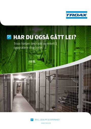 Har du også gått lei? - Troax