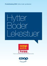 Produktkatalog 2009: Hytter, boder og lekestuer - Inkognito as