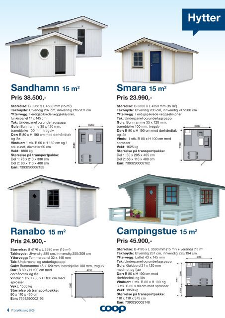 Produktkatalog 2009: Hytter, boder og lekestuer - Inkognito as