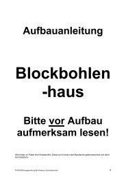 Aufbauanleitung Bitte vor Aufbau aufmerksam lesen! - Dr. Jeschke ...