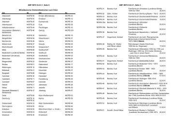 AMF-INFO D.6-2.1, Seite 6 Mitteldeutsche Ortsfamilienbücher nach ...