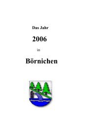Jahr 2006 - Börnichen