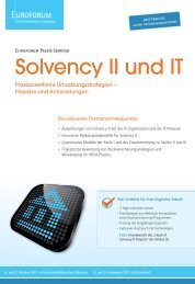 Solvency II und IT - metafinanz Informationssysteme GmbH