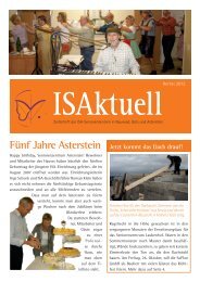 Fünf Jahre Asterstein - ISA GmbH