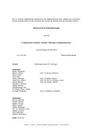 Niederschrift Sitzung vom 30.05.2012 - Stadt Memmingen