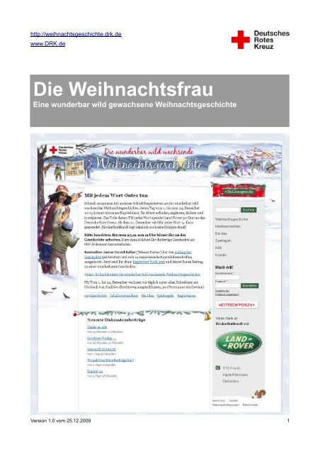 Die Weihnachtsfrau