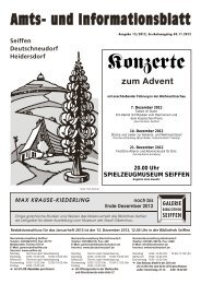 Amtsblatt 12 2012 - Seiffen