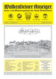 Amtsblatt Oktober 2011 - Stadt Wolkenstein