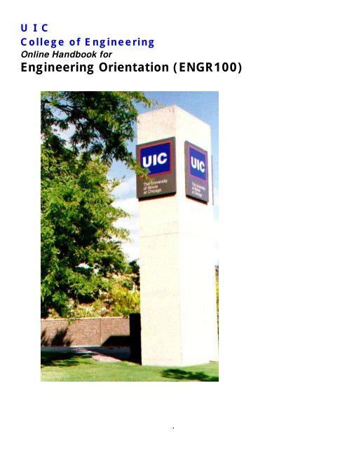 Uic Holiday Calendar 2023 Engineering Orientation (Engr100) - University Of Illinois At Chicago