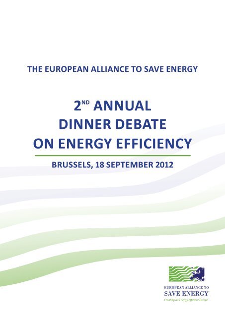 energy efficiency - European Alliance to Save Energy