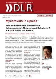 SPECIAL ISSUE Mycotoxins in Spices Validated Method for ...