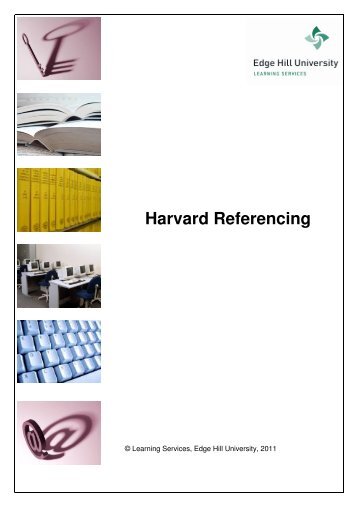 Harvard Referencing - Edge Hill University