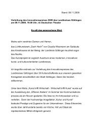Schlusswort - Wirtschaftsförderung Region Göttingen GmbH