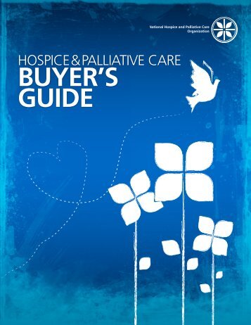 BUYER'S GUIDE - National Hospice and Palliative Care Organization