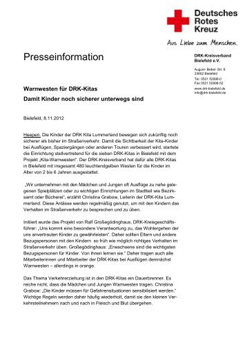 Presseinformation - DRK KV Bielefeld eV