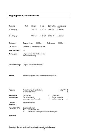 Lehrgang Erwachsenengerechte Unterrichtsgestaltung \(EgUg\) für ...