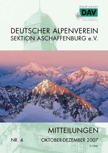 deutscher alpenverein - Alpenverein-Aschaffenburg