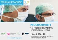 14. Frühjahrstagung Herzzentrum Leipzig - Kardiologie Innenstadt ...