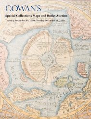 Special Collections Maps and Books Auction - Cowan's Auctions