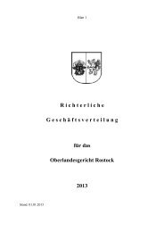 R ichterliche G esch ä ftsverteilung für das Oberlandesgericht ...